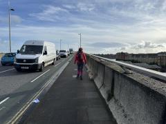 Crossing the Itchen Bridge